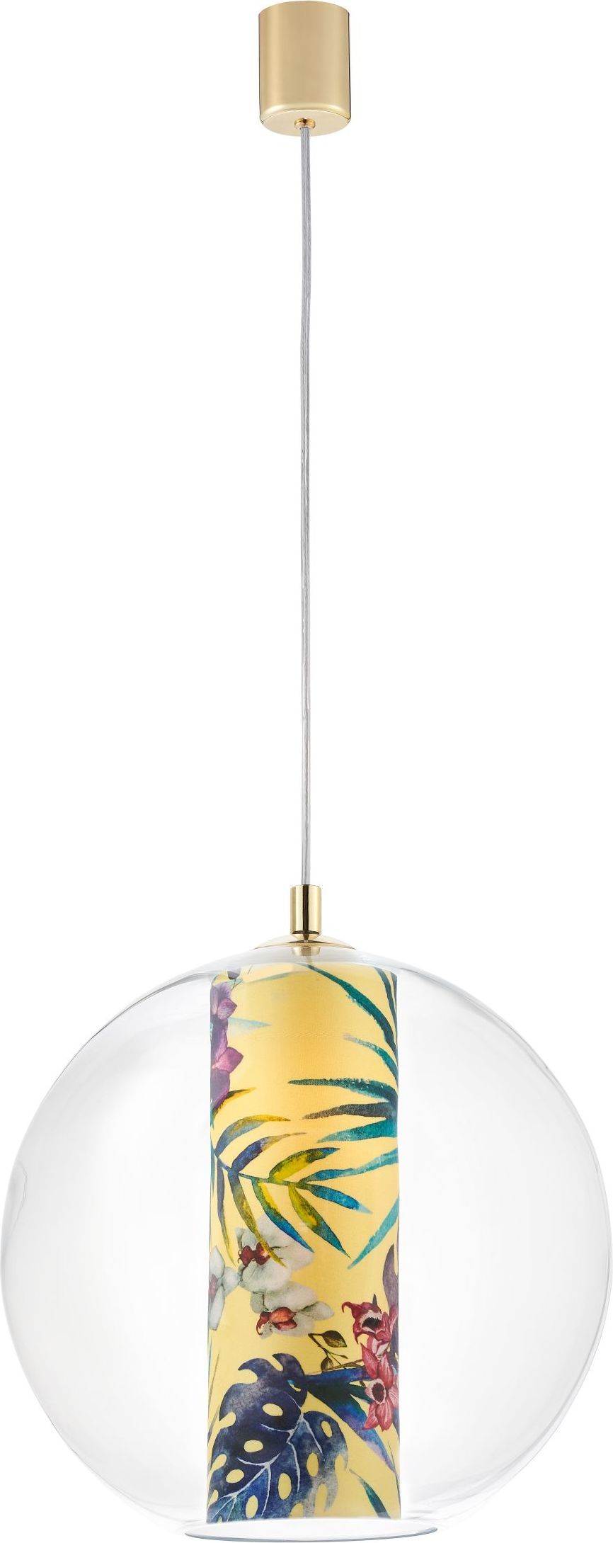 Lampa wisząca Feria L żółta
