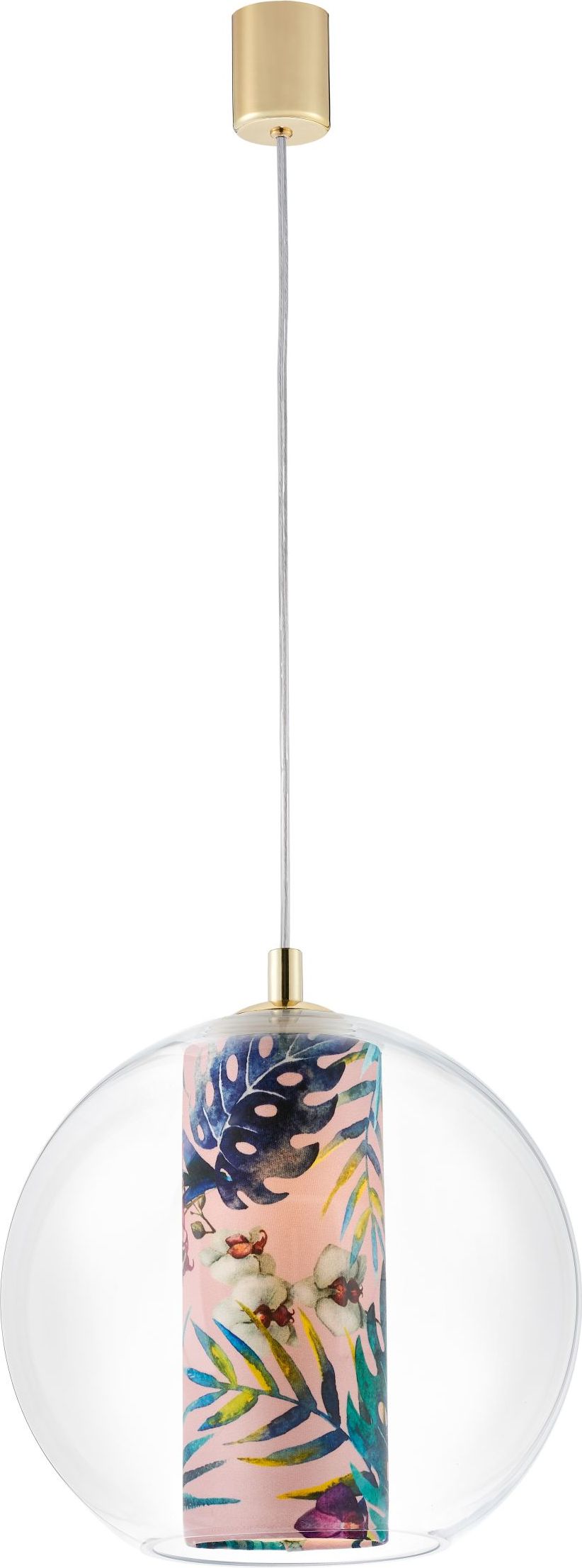 Lampa wisząca Feria M różowa