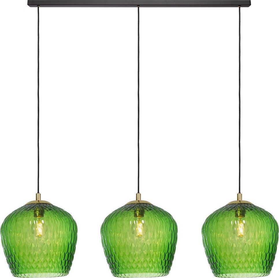 Lampa wisząca Venus 3 zielona