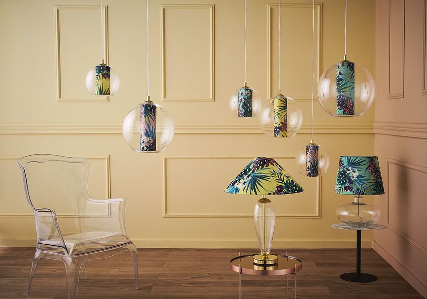 Lámpara Colgante Feria S, amarilla