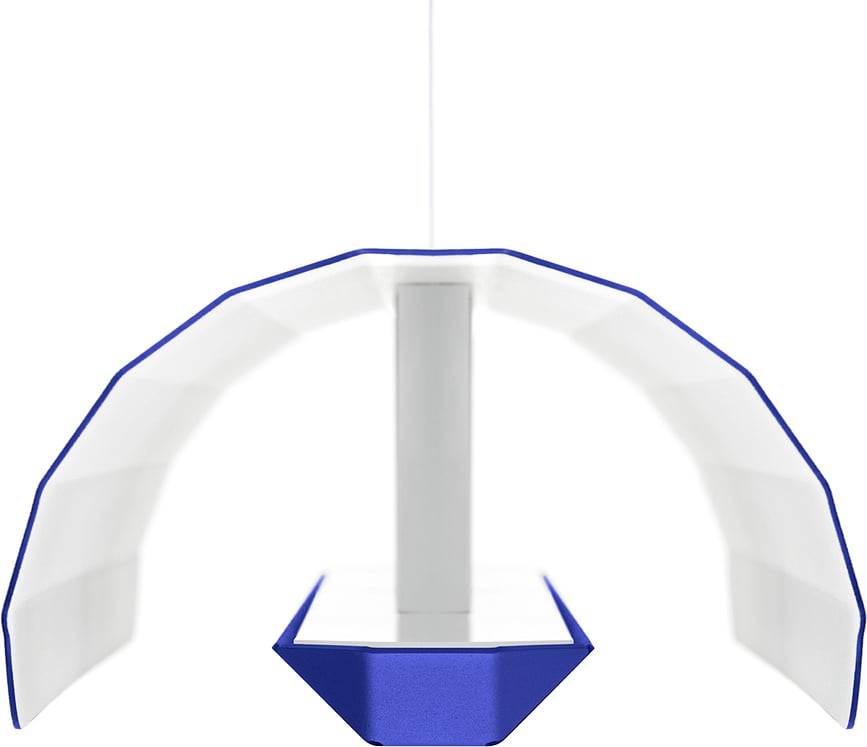 Lámpara Colgante lineal Apolin, 65 cm, blanca