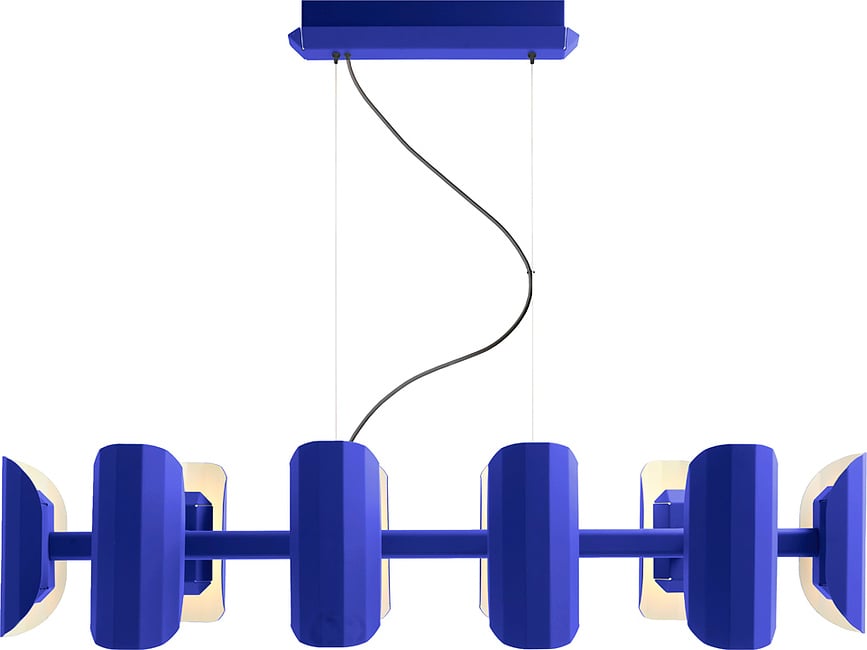 Lámpara Colgante multibrazo Apolin, rosa empolvado