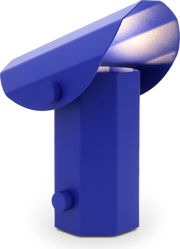 Lámpara de Mesa de acero cepillado Apolin, 18 cm