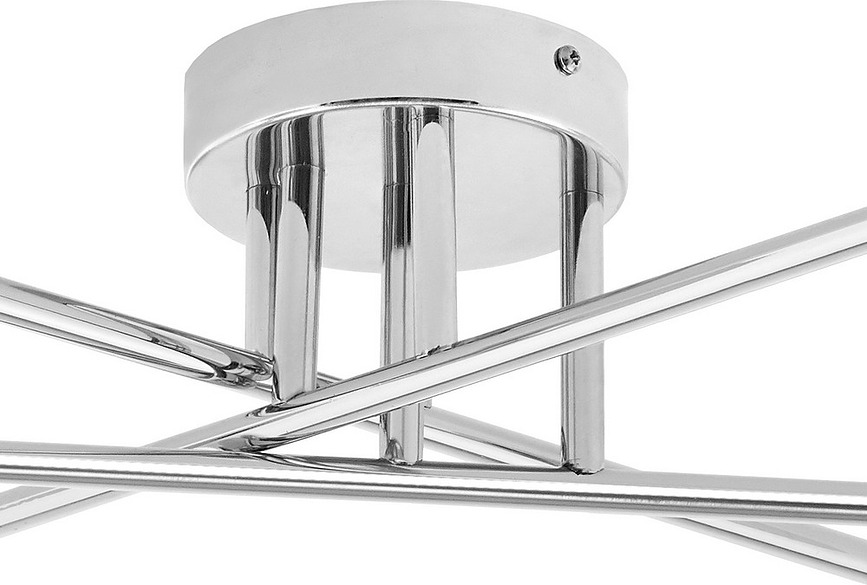 Lámpara de Techo de 4 luces Astra, plateada