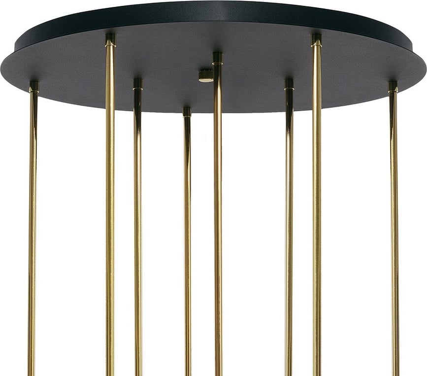 Lars 8 Stropna Svjetiljka crno-zlatna