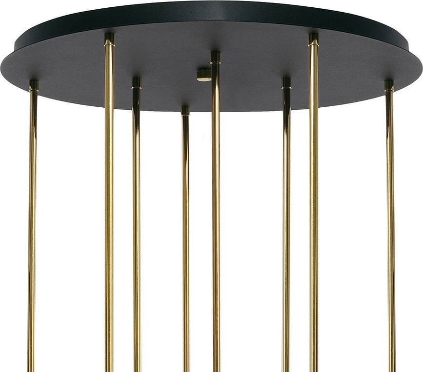 Lars 8 Viseča svetilka, črno-zlata