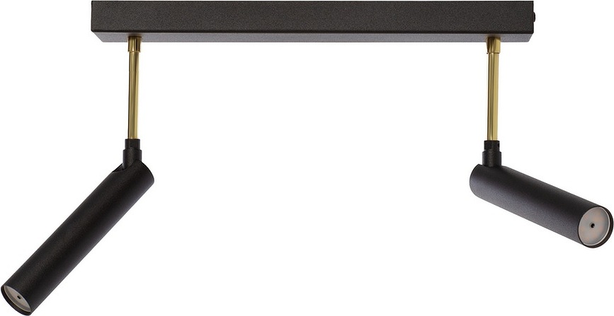 Lars 6 Stropna Zidna Svjetiljka crno-zlatna