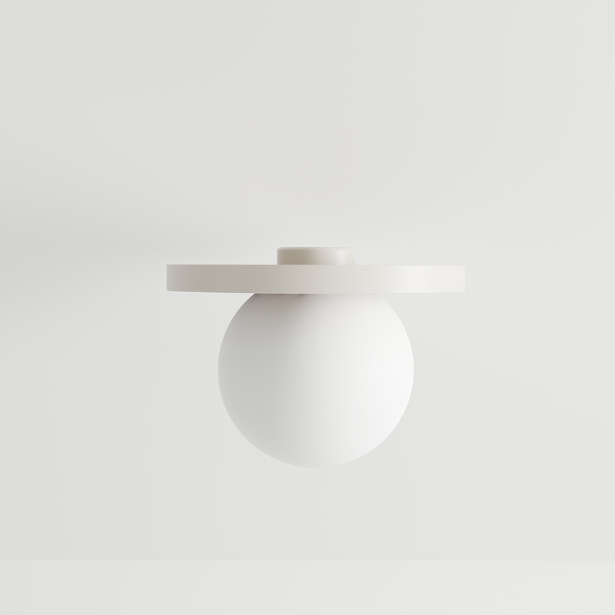 Legra Πλαφονιέρα στρογγυλή, τερακότα