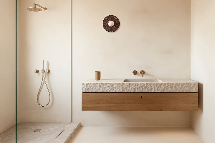 Legra Zidna Lampa okrugla terakota