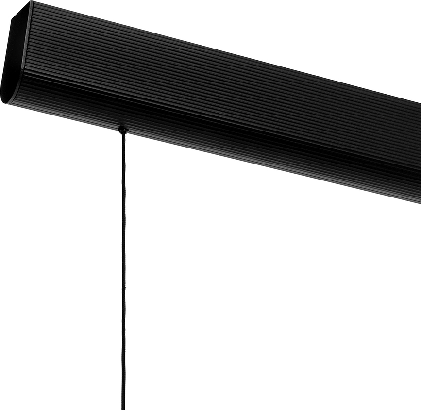 Linea Viseća Lampa s prigušivačem crna