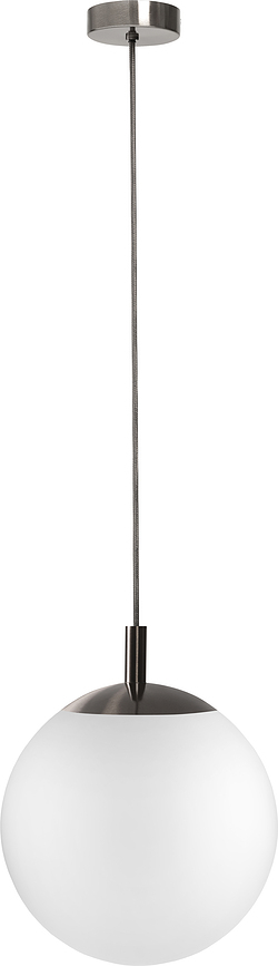 Loftslampe Alur S titanium med hvid lampeskærm