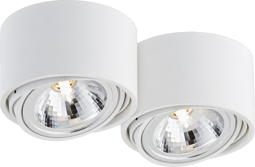 Loftslampe Lumos dobbelt hvid
