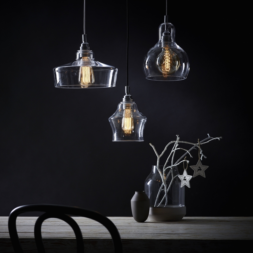 Longis I Suspension, noir et or