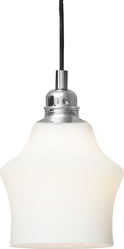 Longis II Suspension avec abat-jour blanc, dorée