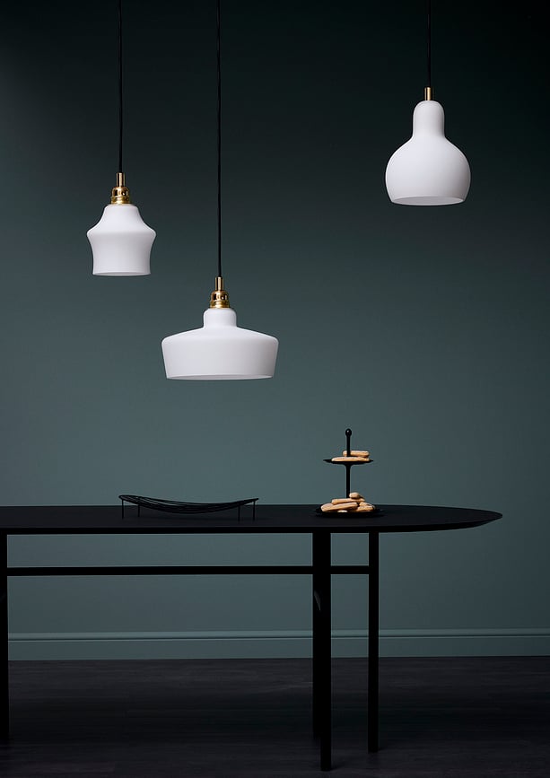 Longis III Viseća Lampa zlatna s bijelim sjenilom