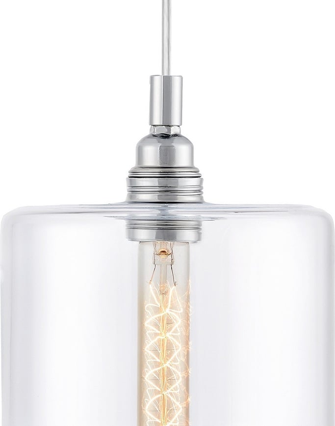 Longis IV Viseća Lampa krom crni kabel