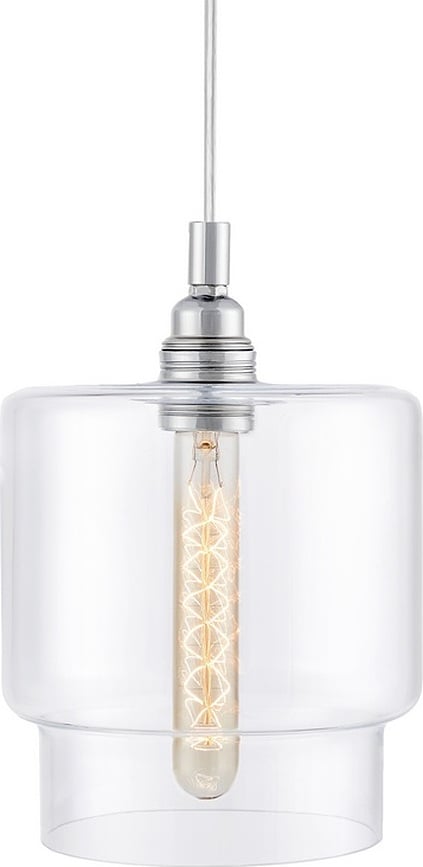 Longis IV Viseća Lampa krom crni kabel