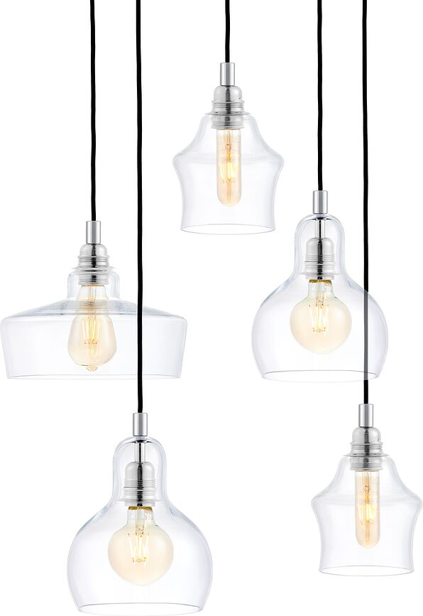 Longis 5 Viseća Lampa crno-zlatna