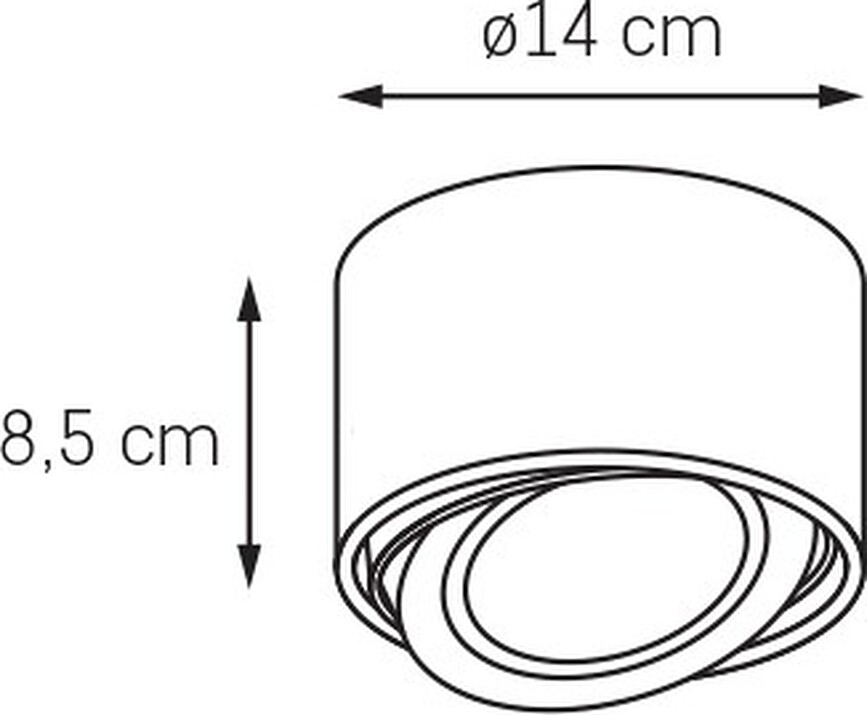 Lumos Stropna svetilka, bela