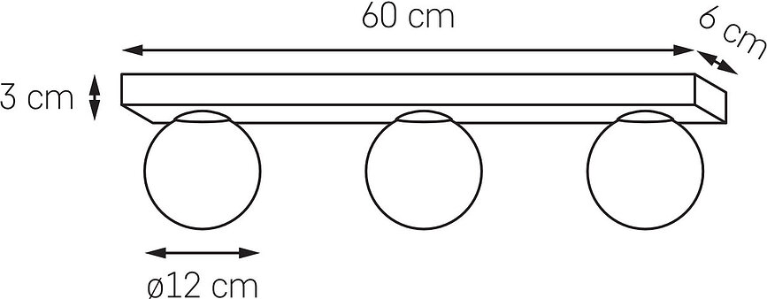 Mija Stropna Lampa krom