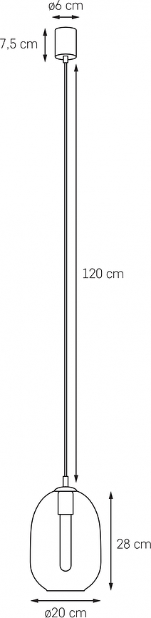 Onyx 1 Stropna Lampa