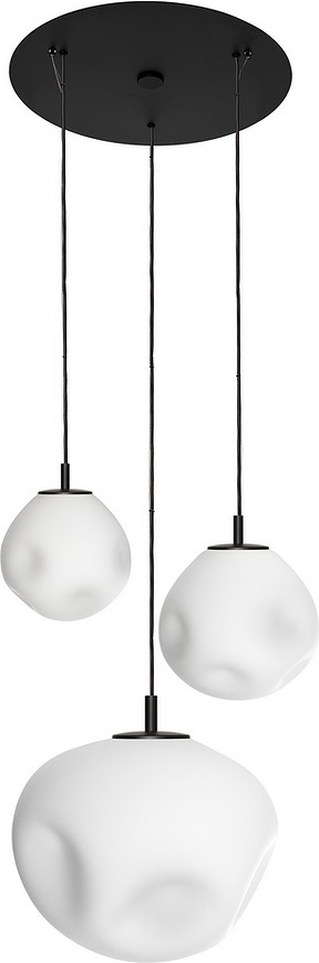 Plafón de techo Cloe 3, negro