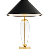 Rea Gold Standing lamp transparent base