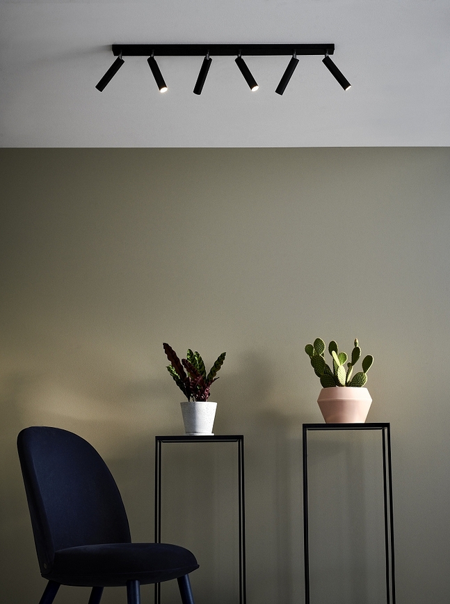 Roll Sistem Komplet tirnic, šestdelni, bel, z belim spojem