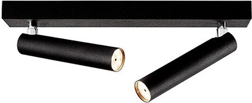 Roll Rail double, blanc, raccord argenté