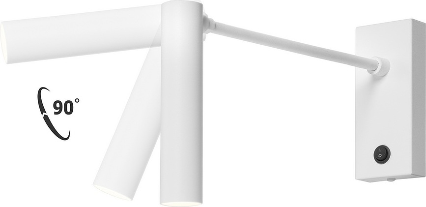 Roll Stenska svetilka LED z roko, 4,2 W, 719 lm, črna