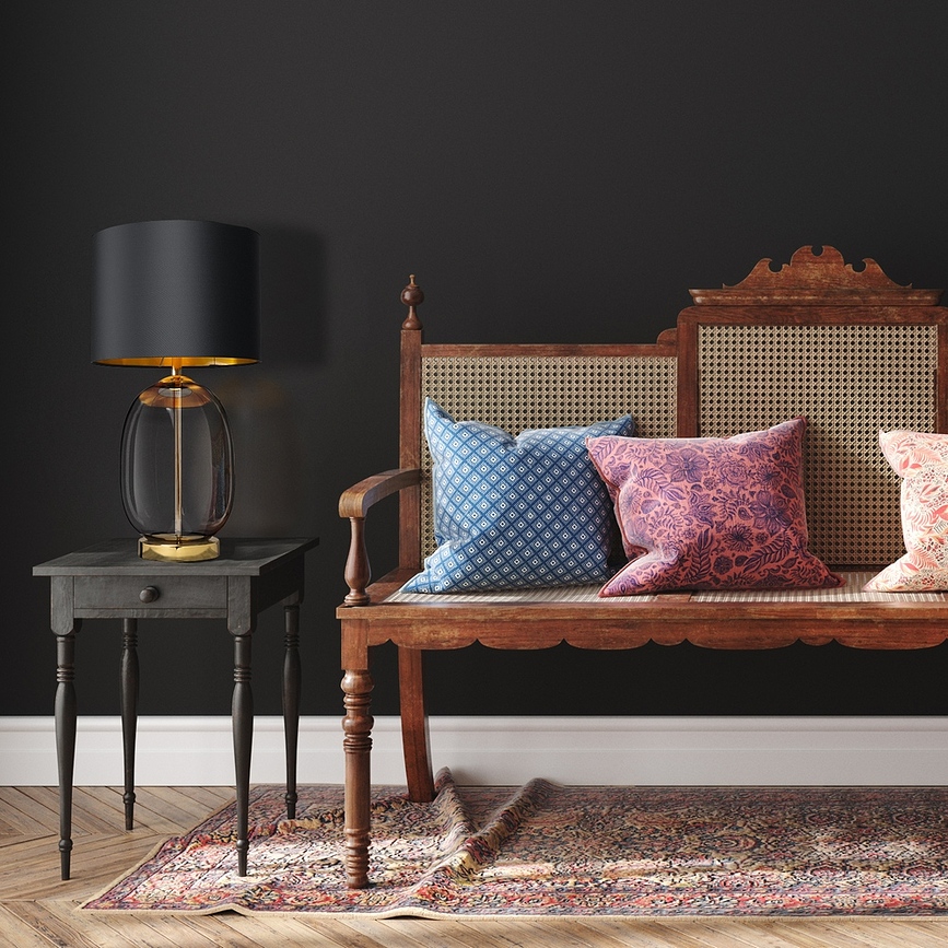 Salvador Lampe de Table, noire