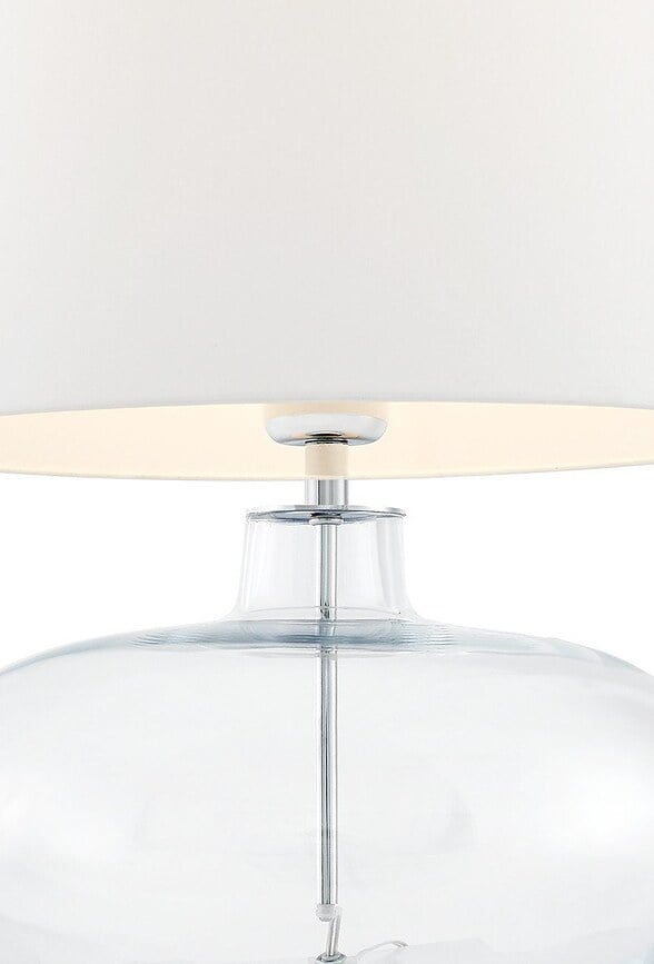 Sawa Stolna Lampa prozirno postolje crno sjenilo