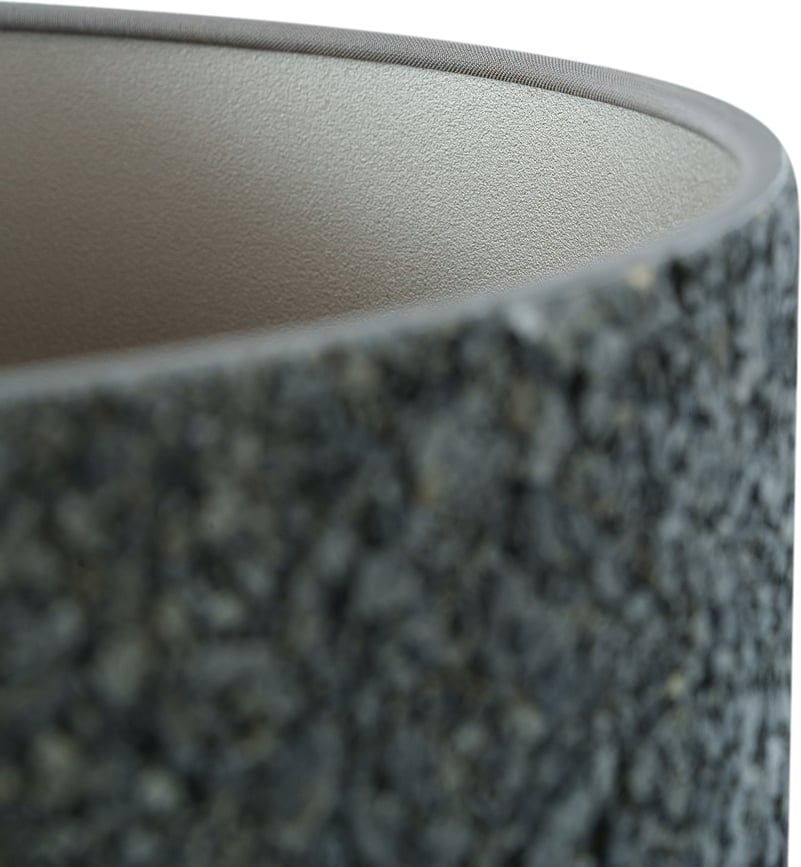 Sawa Stone Stolna Lampa s crnim dimljenim postoljem