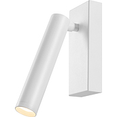 Sieninis šviestuvas Roll su balta jungtimi baltos spalvos
