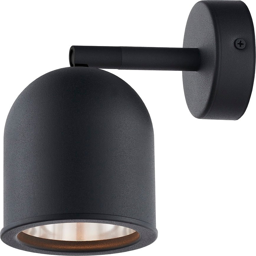 Spark 1 Zidna Svjetiljka crna s crnim spojem