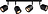 Spark 4 Applique, noire, avec raccord argenté
