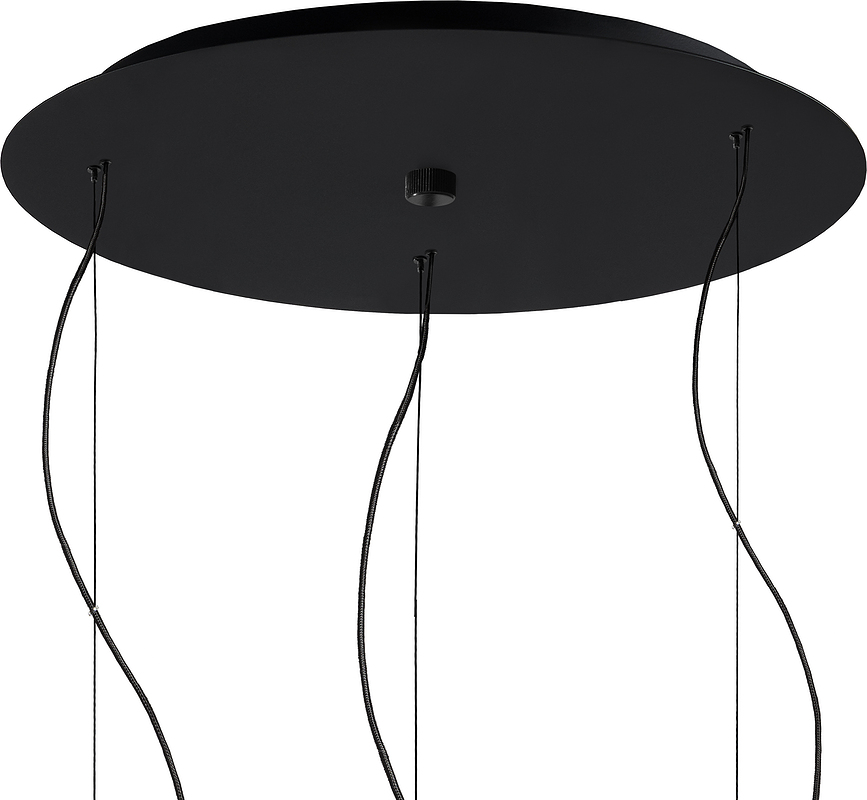 Stilla Suspension 3 lumières, noire
