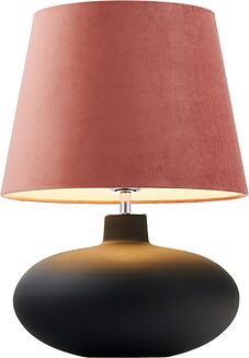 Stolná lampa Sawa Velvet nepriehľadný podstavec