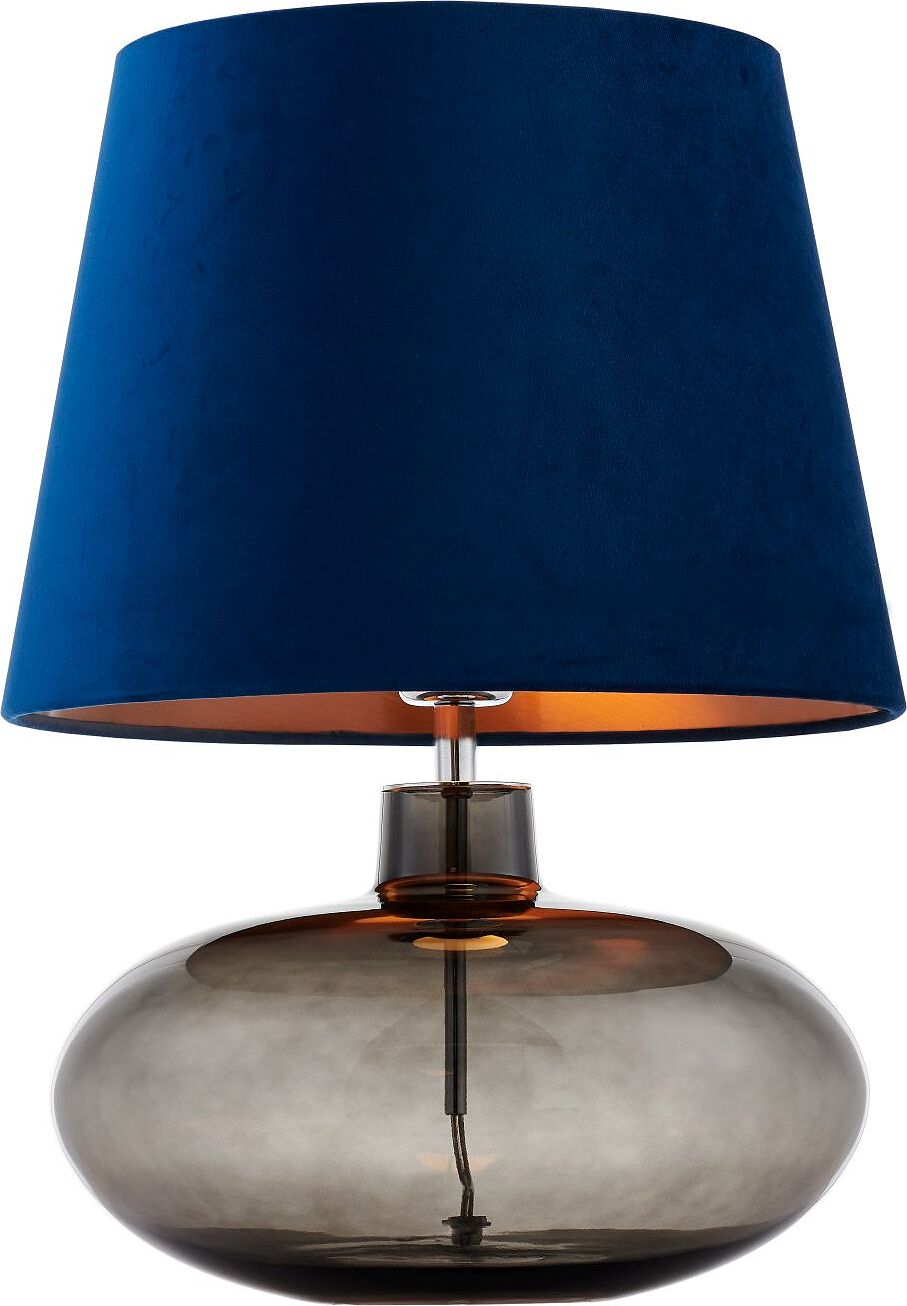 Stolná lampa Sawa Velvet tónovaný podstavec