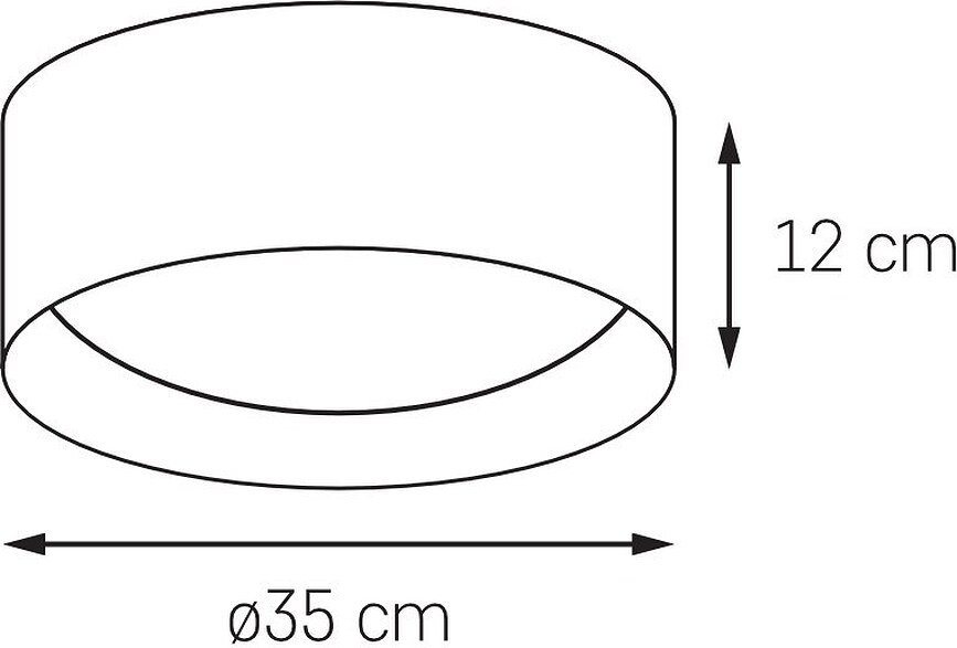 Vero Plafonnier, S, blanc et or