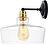 Wandlamp Longis III zwart-goud