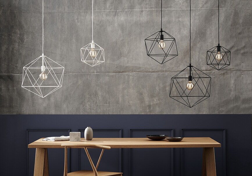 Wire L Lampa viseća bijela