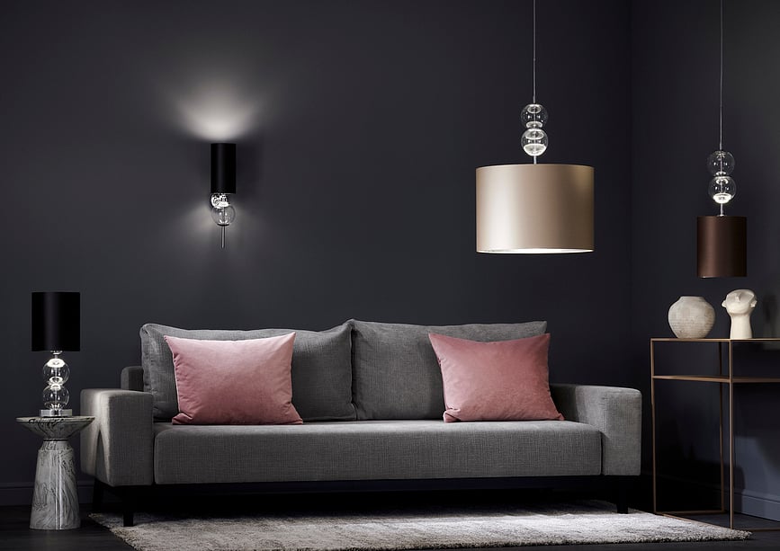 Zoe M Lampa viseća šampanjska