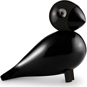 Accesoriu decorativ Songbird Raven 20 cm din lemn
