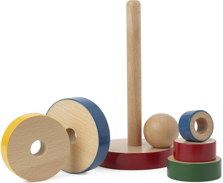 Babies Pyramide à Empiler, en bois