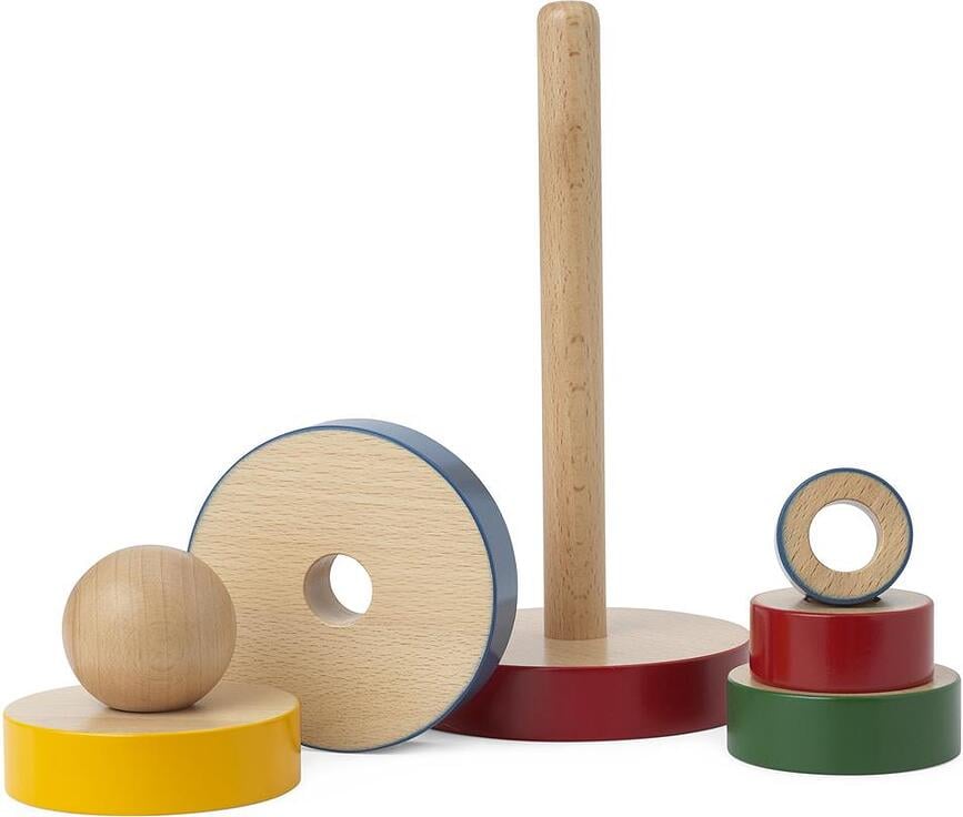 Babies Pyramide à Empiler, en bois