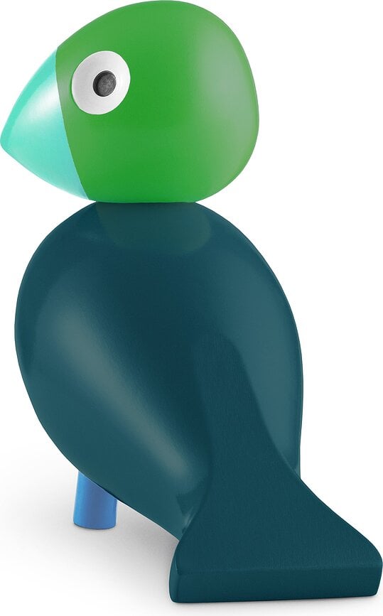 Decoración de madera Year Bird Birk, verde