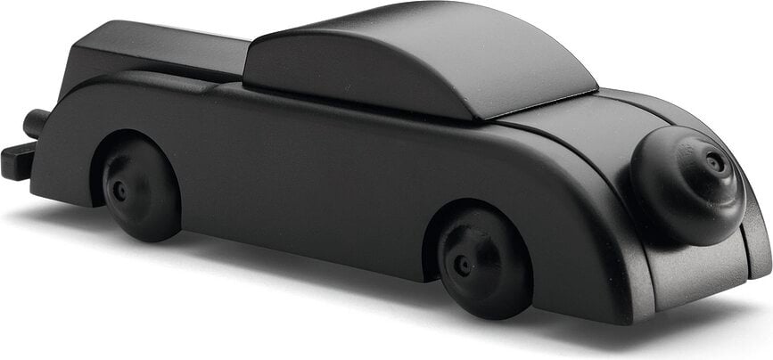 Dekoracija drvena limuzina crna