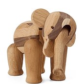 Dekoracijos Kay Bojesen dramblys iš įvairių rūšių medienos mini