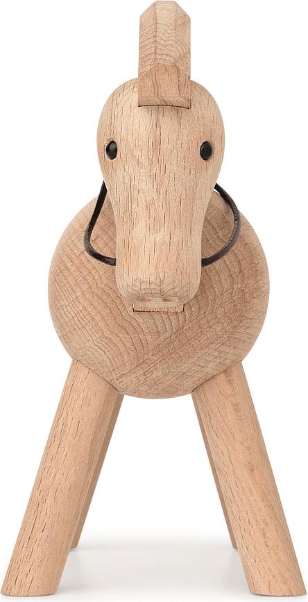 Caballo Decorativo de madera, nogal